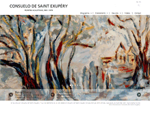 Tablet Screenshot of consuelo-de-saint-exupery.com